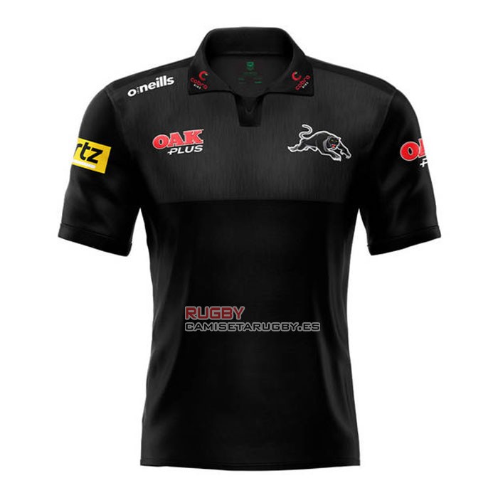 Camiseta Polo Penrith Panthers Rugby 2021 Negro